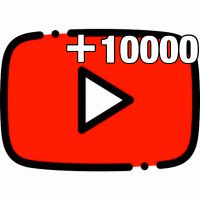 Youtubeの再生回数(10,000回)